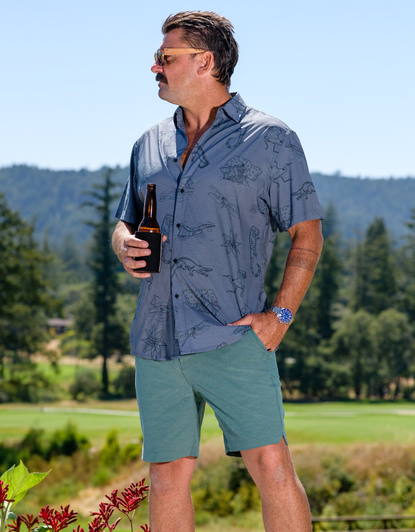 MAGELLAN EXPLORER SHORTS - HUNTER GREEN
