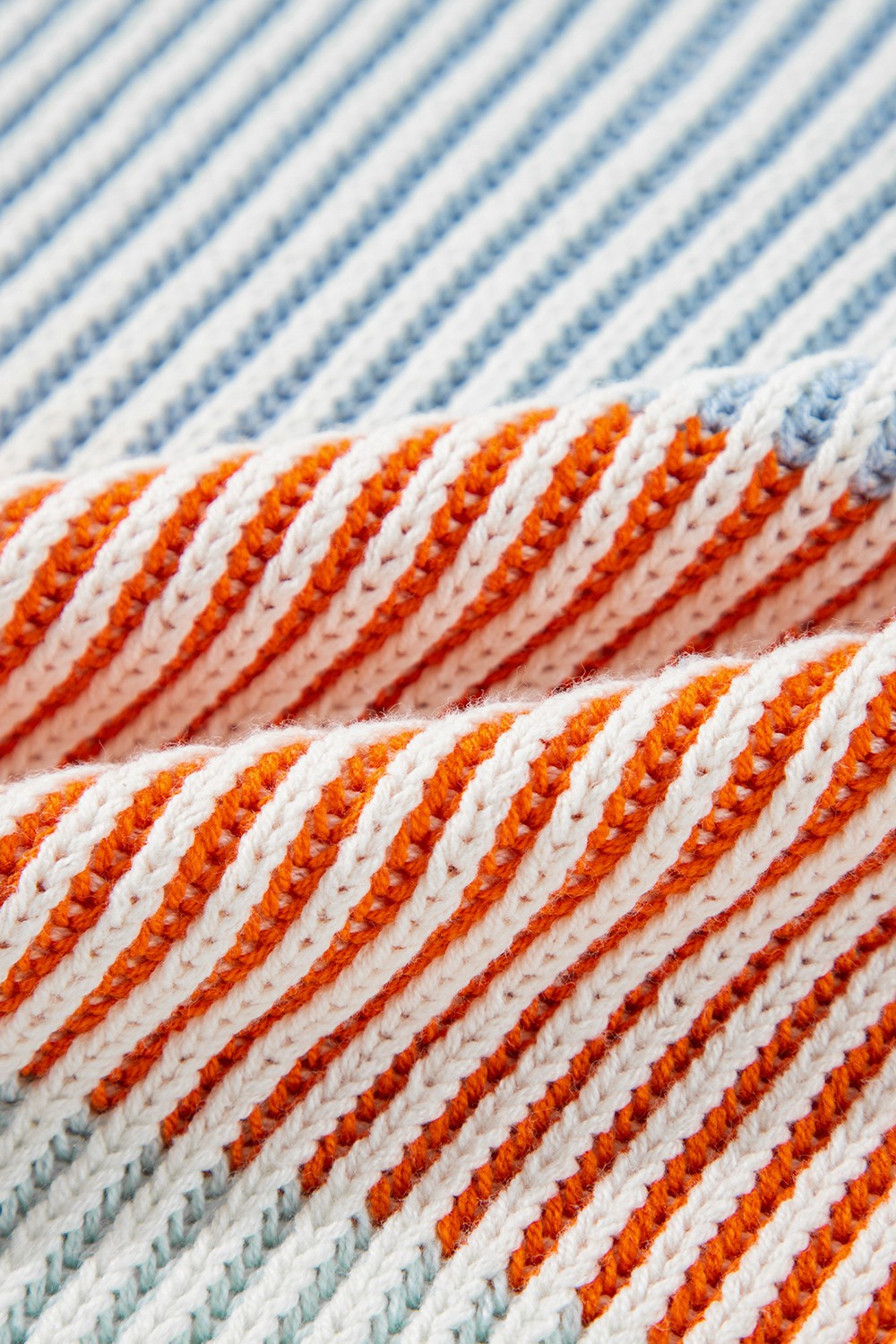 Striped Color Block Long Sleeve Sweater - 3 Color Options!