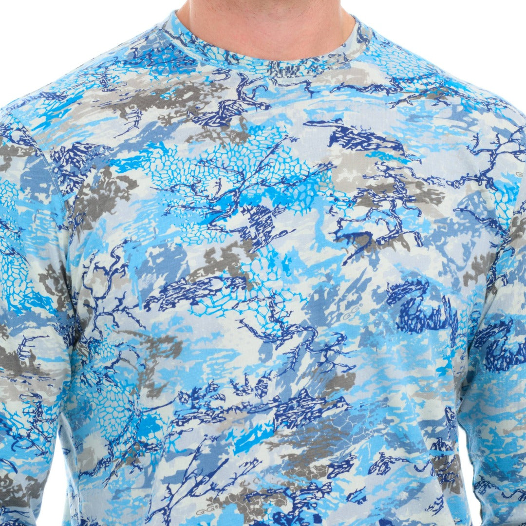 GameGuard Blue Digital Tracker Tee | Long Sleeve