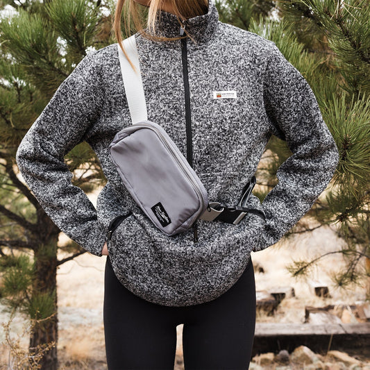 Women's Premium 1/4 Zip Pullover (Pepper)