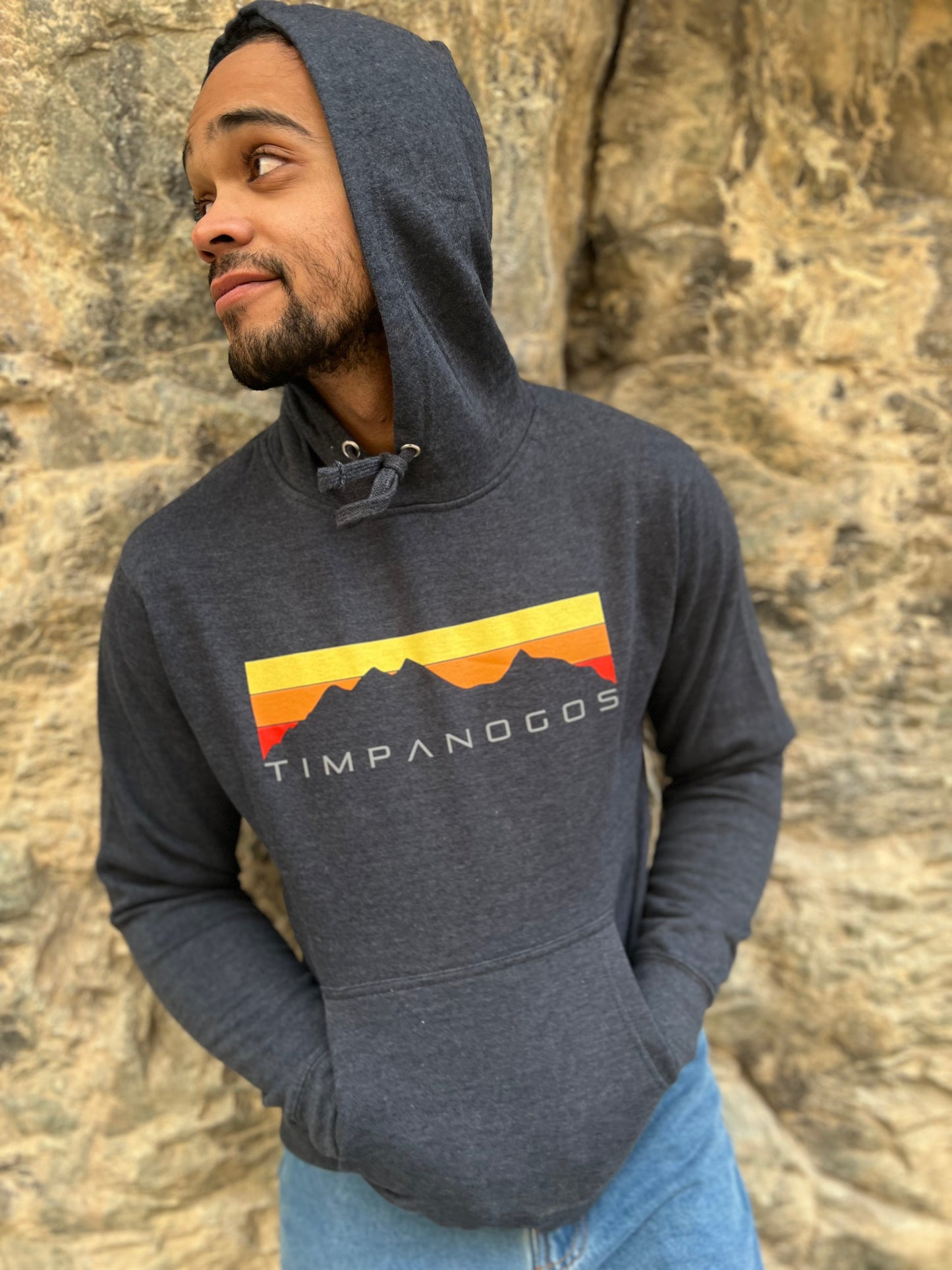 Retro Mountain Classic (warm) - Mountain Blend Hoodie