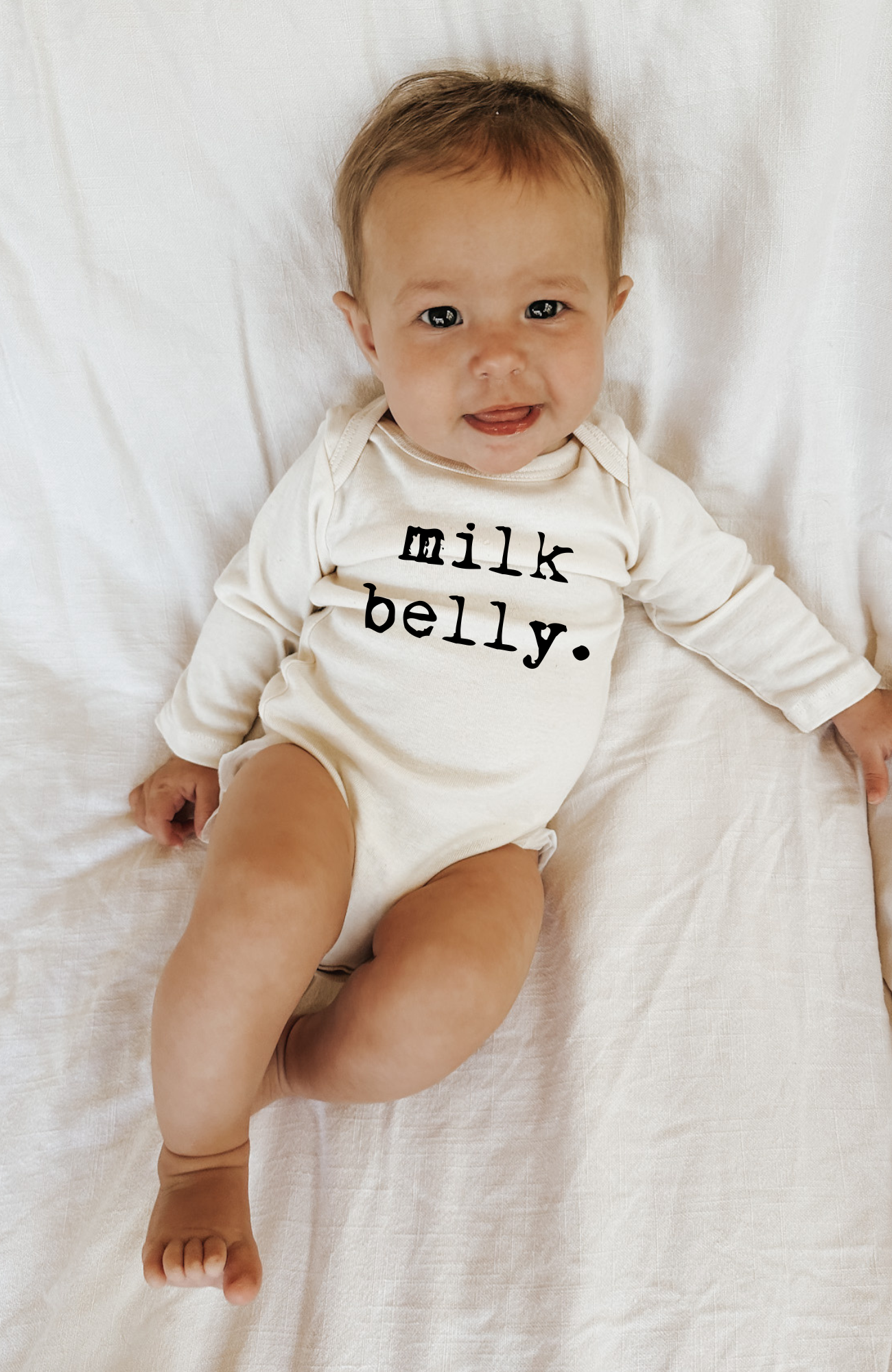 Milk Belly Organic Bodysuit Long Sleeve