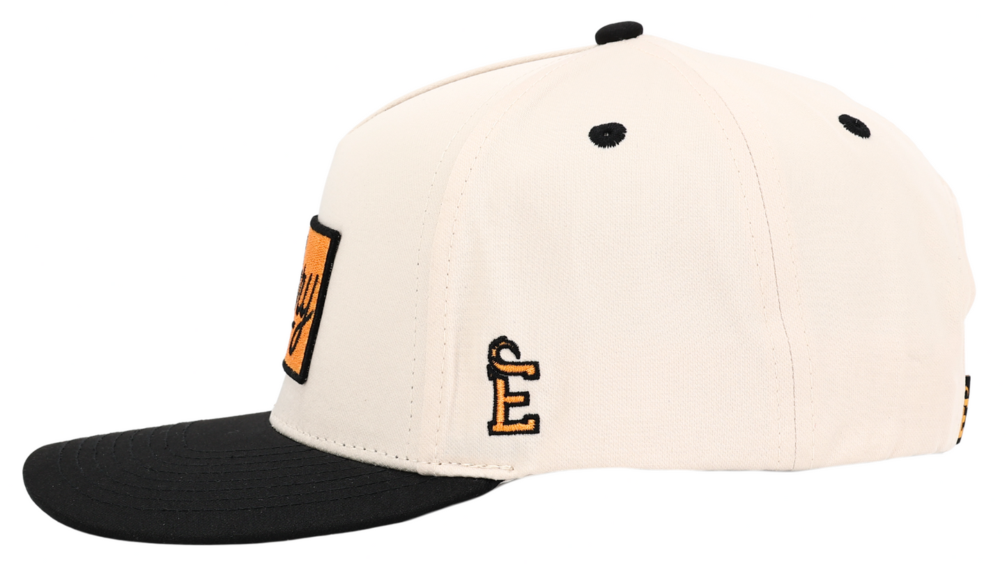 Cream/Black - Logo Patch