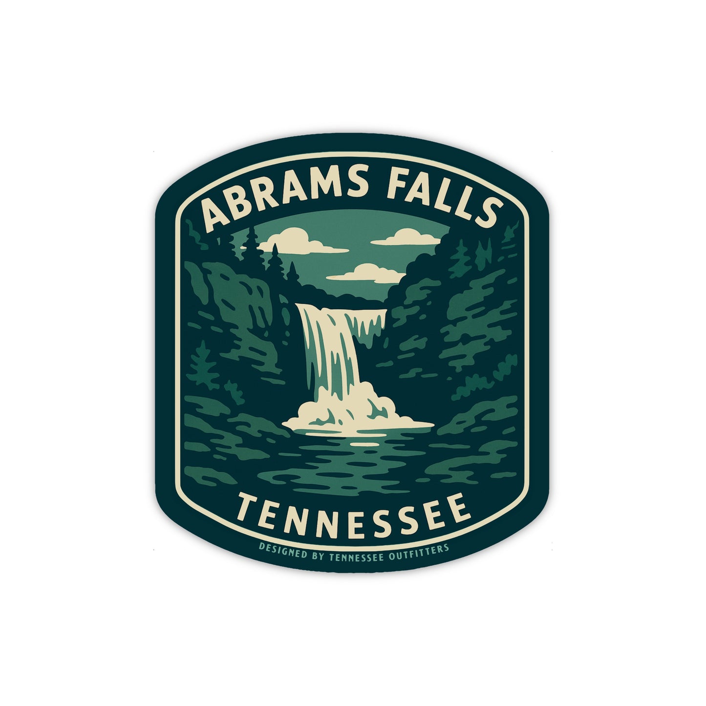 Waterfall Series: Abrams Falls Sticker