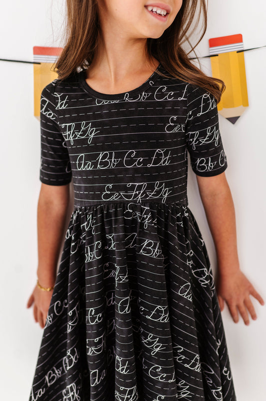 Chalkboard Twirl Dress