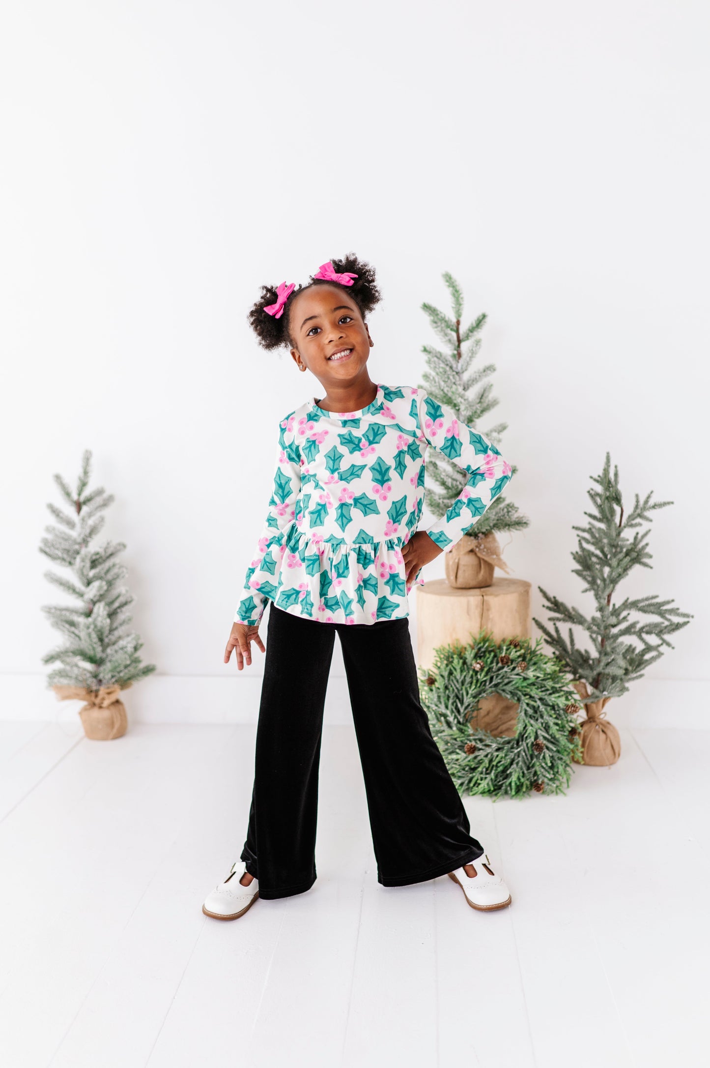 Black Velvet | Wide-Leg Pants