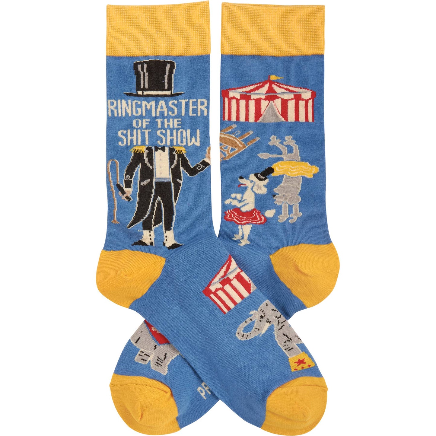 Ringmaster Of The Shitshow Socks
