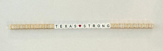 Stackable TEXAS ❤️ Strong Bracelet