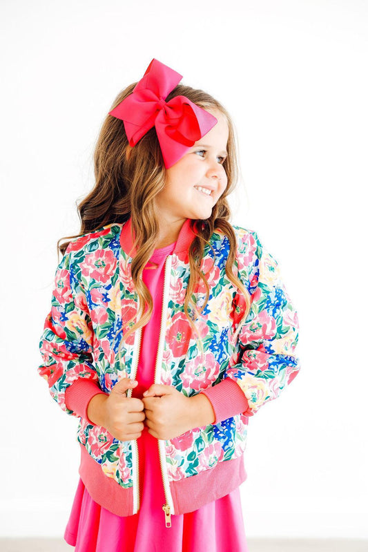 Wildflower Wishes Satin Jacket