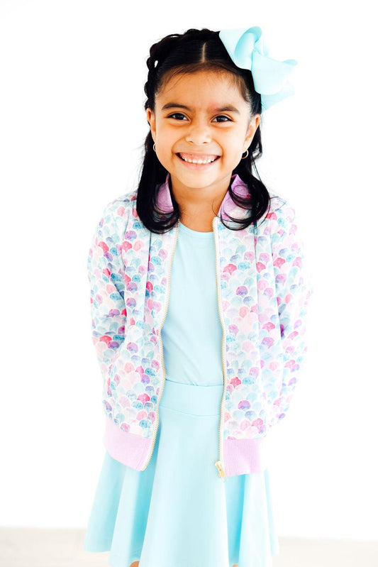 Mermaid Scales Satin Jacket