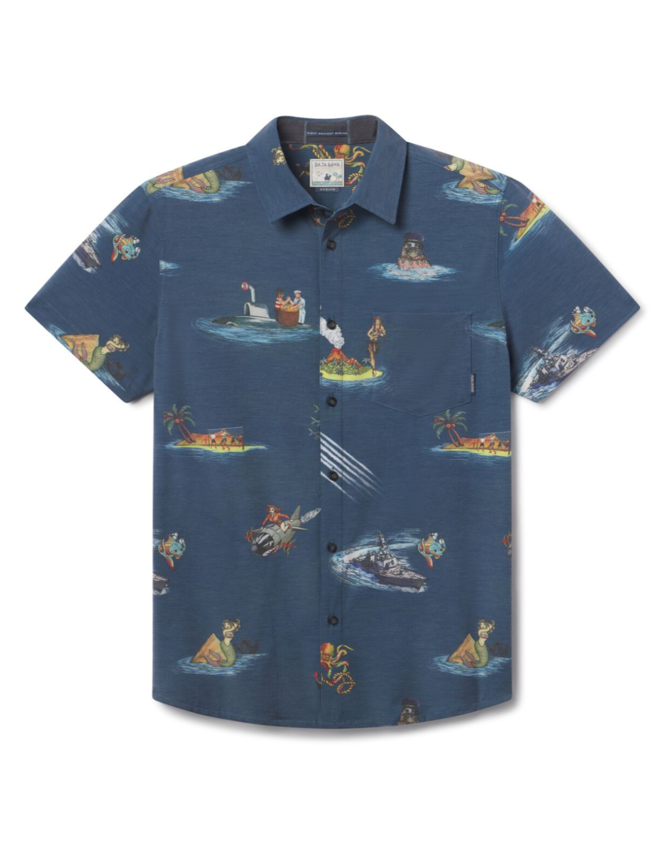 SAILOR STORIES - NAVY VAGABOND™ BUTTON UP