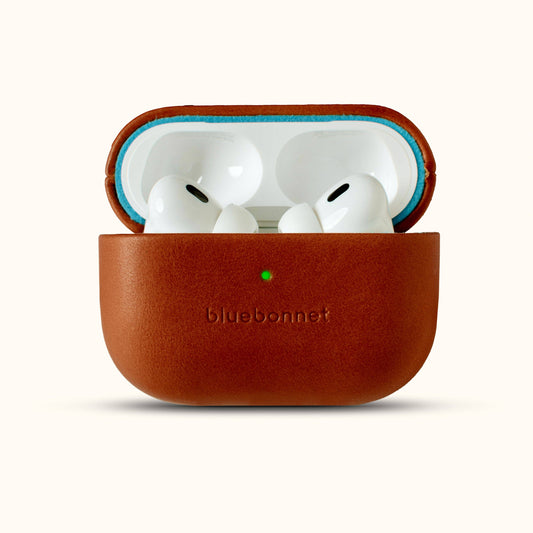 Leather AirPods Pro (1st & 2nd Gen) Case - Saddle Tan