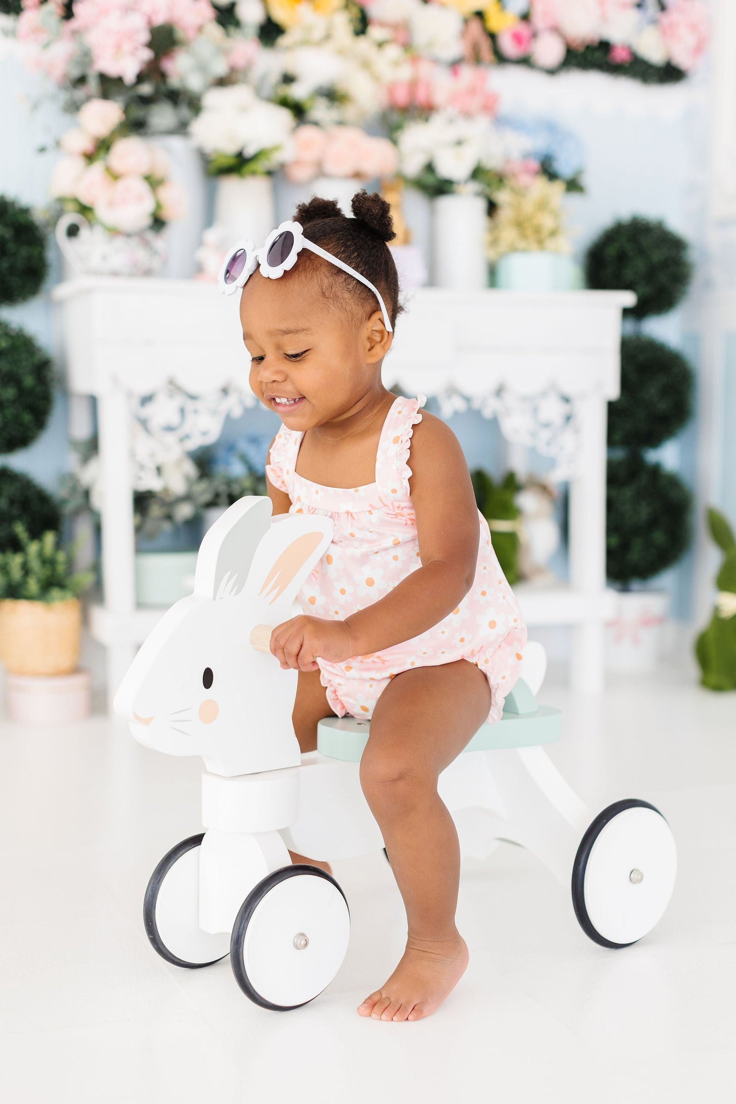 Sweet & Sunny Ruffle Cross Back Romper