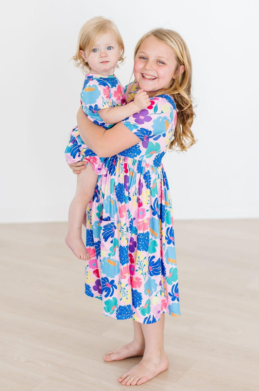 SALE Dahlia Dreams S/S Pocket Twirl Dress