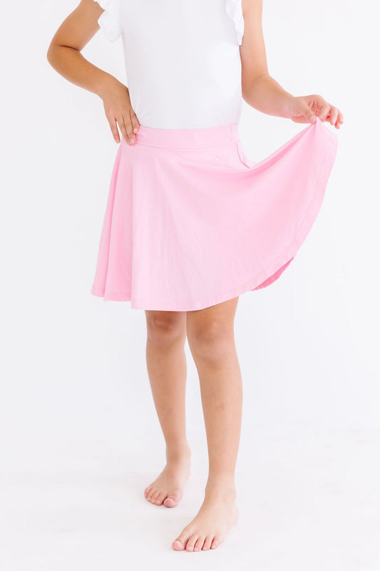 Bubblegum Pink Twirl Skort