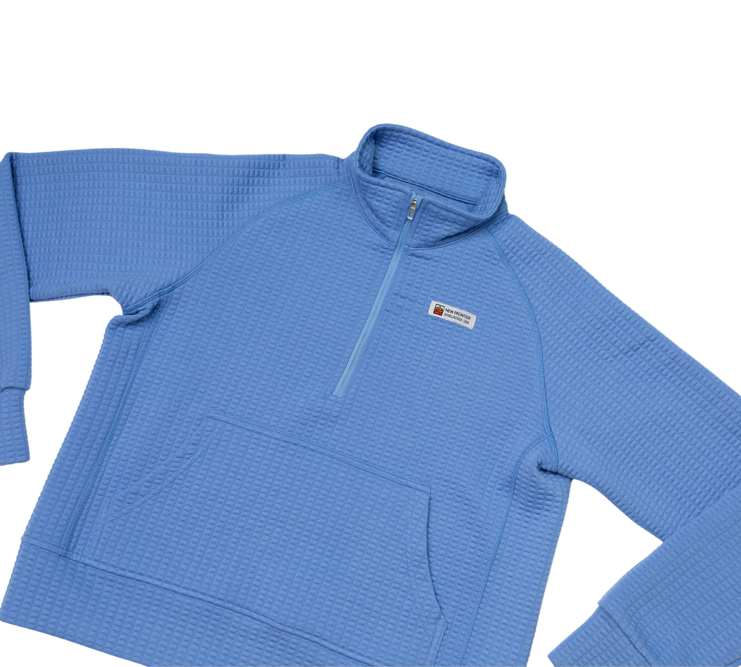 Women's Waffle 1/2 Zip (Hydrangea)