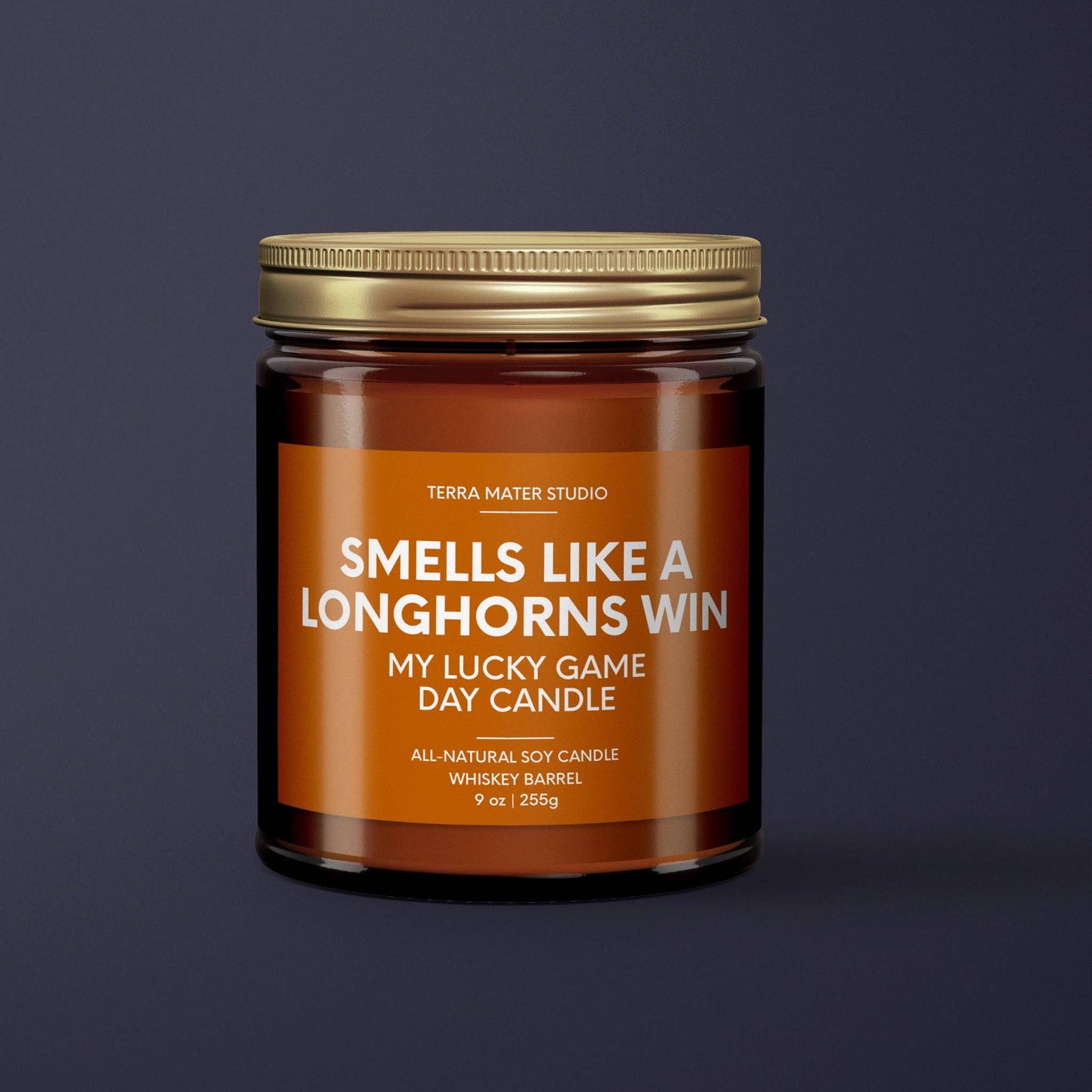 Smells Like A Longhorns Win | Texas Lucky Game Day Candle