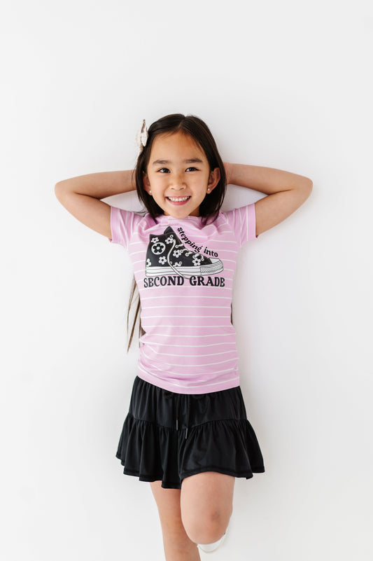 GIRLS “Stepping into…” Grade Level Tee (ALL GRADES HERE)