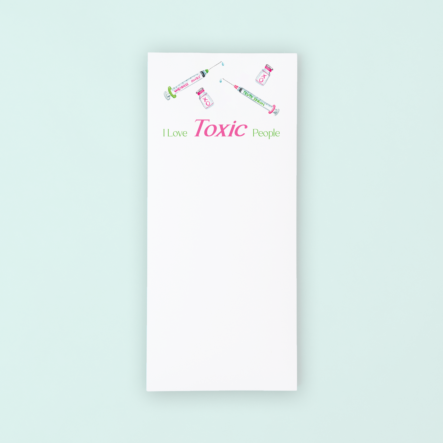 Botox Needles List Pad