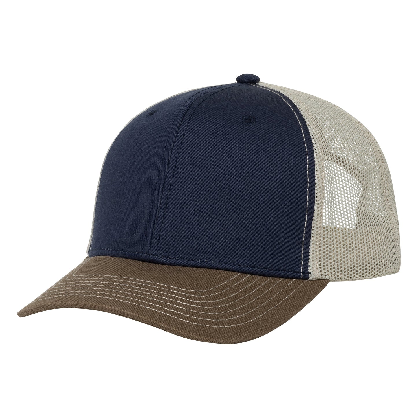 Deep Water Cap | TriColor | Stone MeshBack | Branded