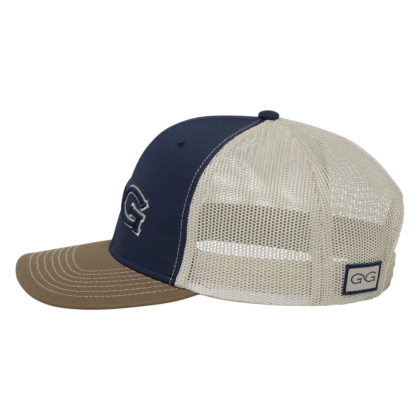 Deep Water Cap | TriColor | Stone MeshBack | Branded