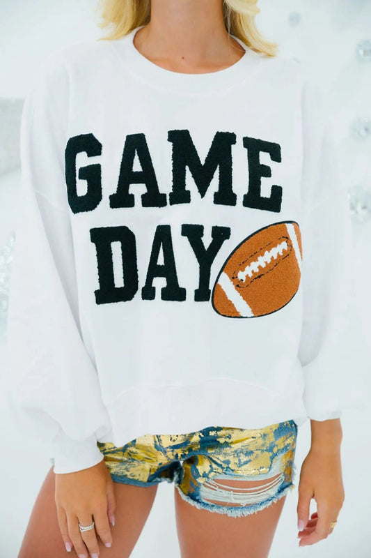 GAME DAY Football Long Sleeve Sweatshirt