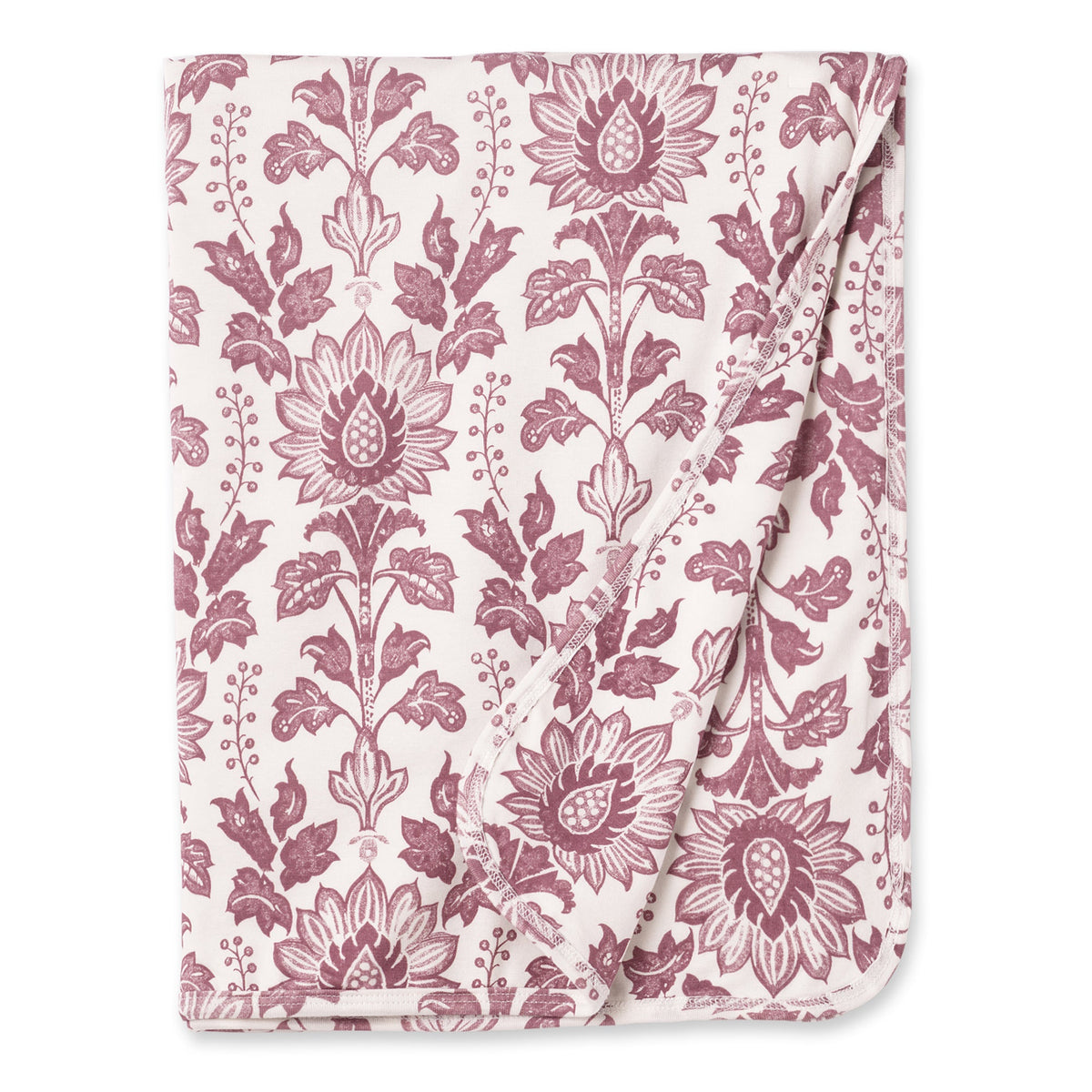 Floral Tapestry Stroller Blanket - Soft Bamboo Baby Throw