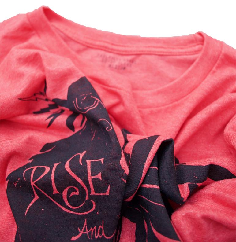 Rise and Grind T-Shirt - Heather Red