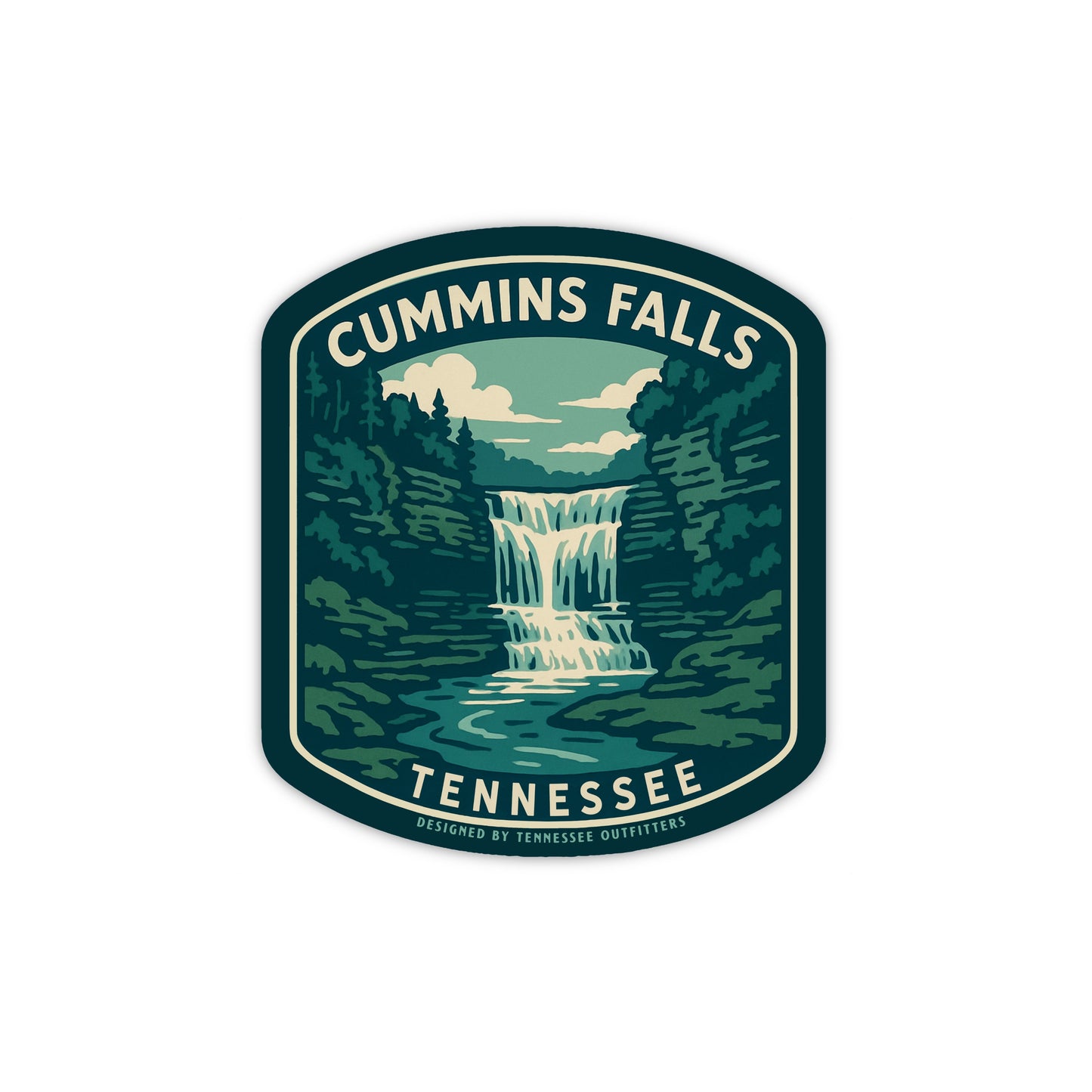 Waterfall Series: Cummins Falls Sticker