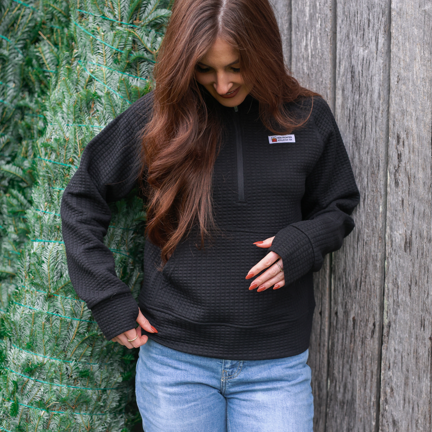 Women's Waffle 1/2 Zip