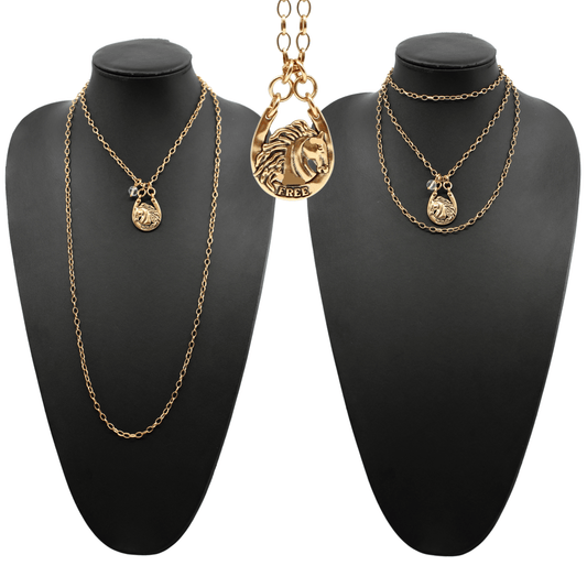 Wild & Free Horse Original Lite Necklace