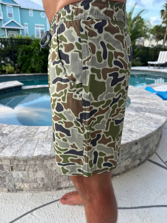 Texas Sand Camo Athletic Shorts