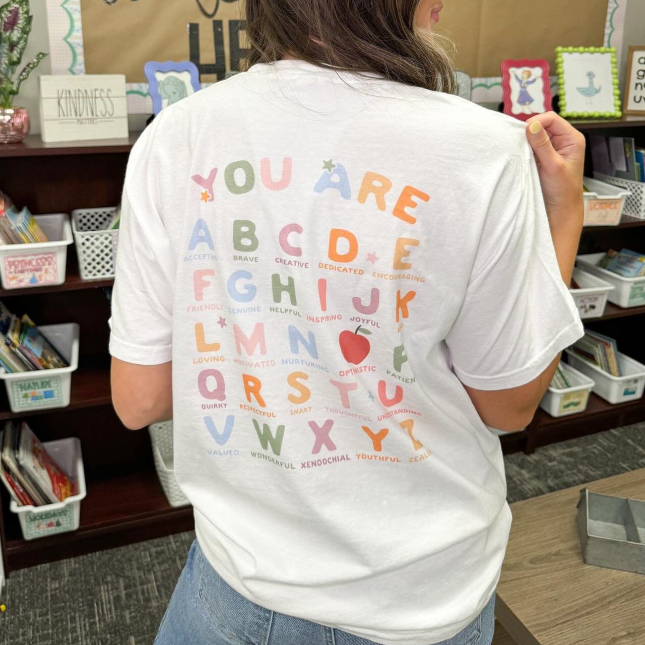 You Are (Alphabet Letters) (Back Print)