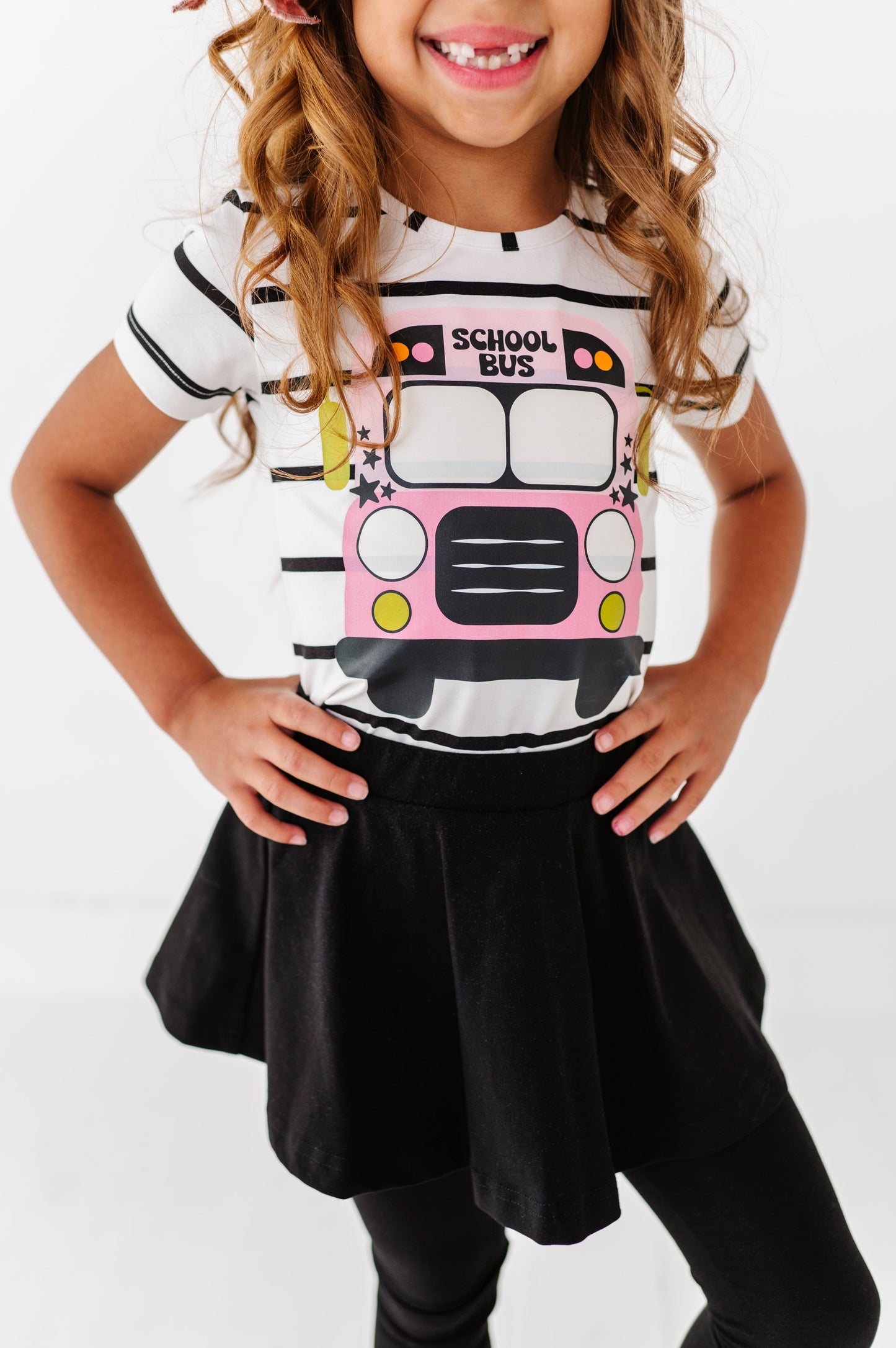 School Bus Stripe Tee