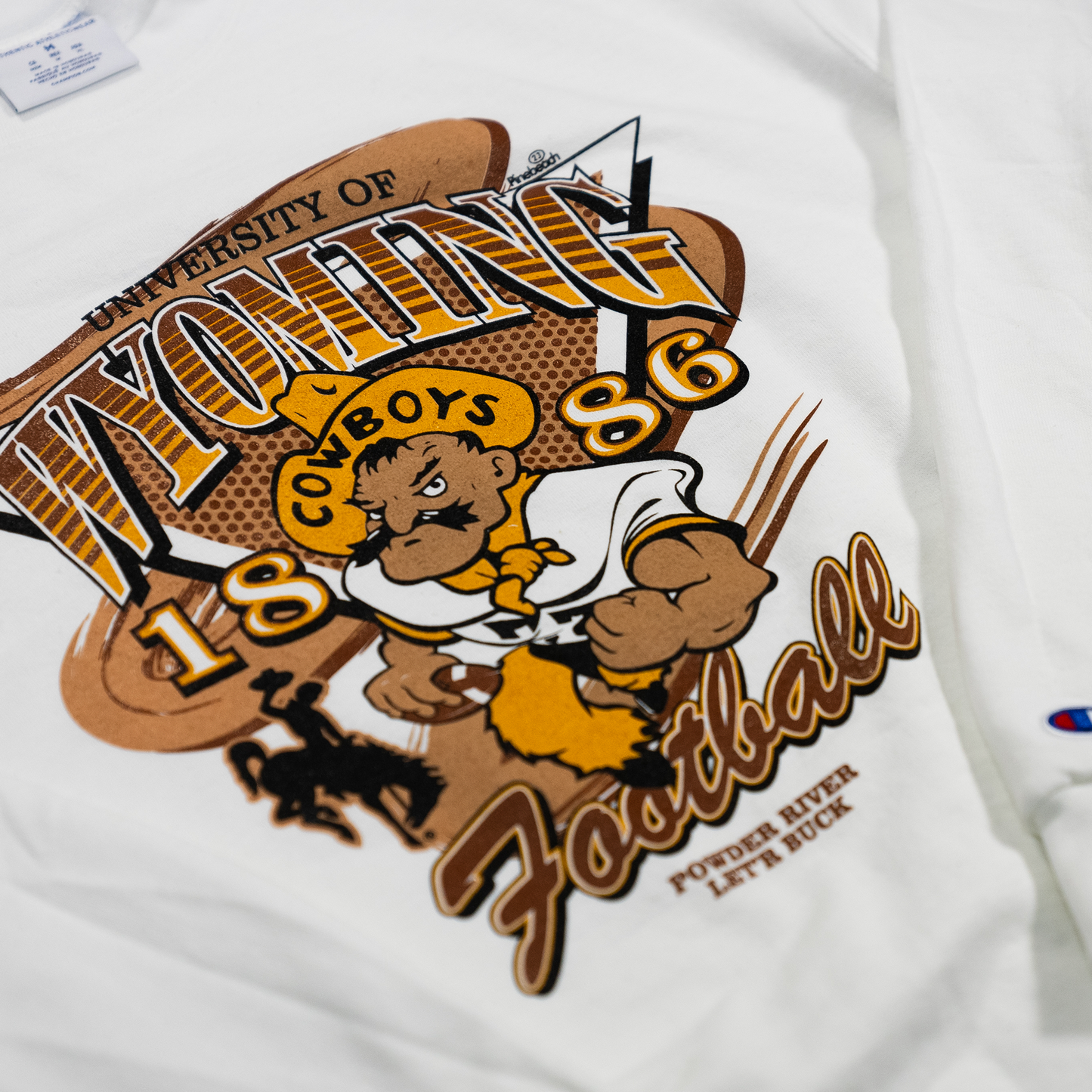 90s Wyoming Football Vintage Crewneck