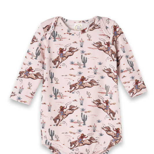 Prairie Princess Baby Girl Western Bamboo Bodysuit