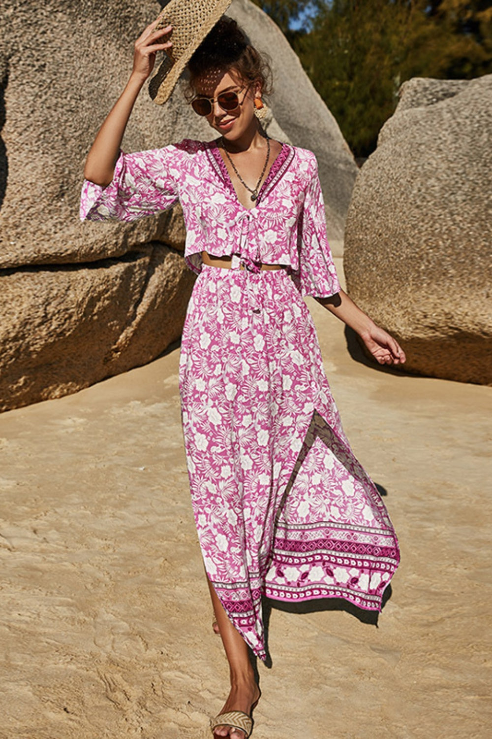 Talyah Top & Skirt set