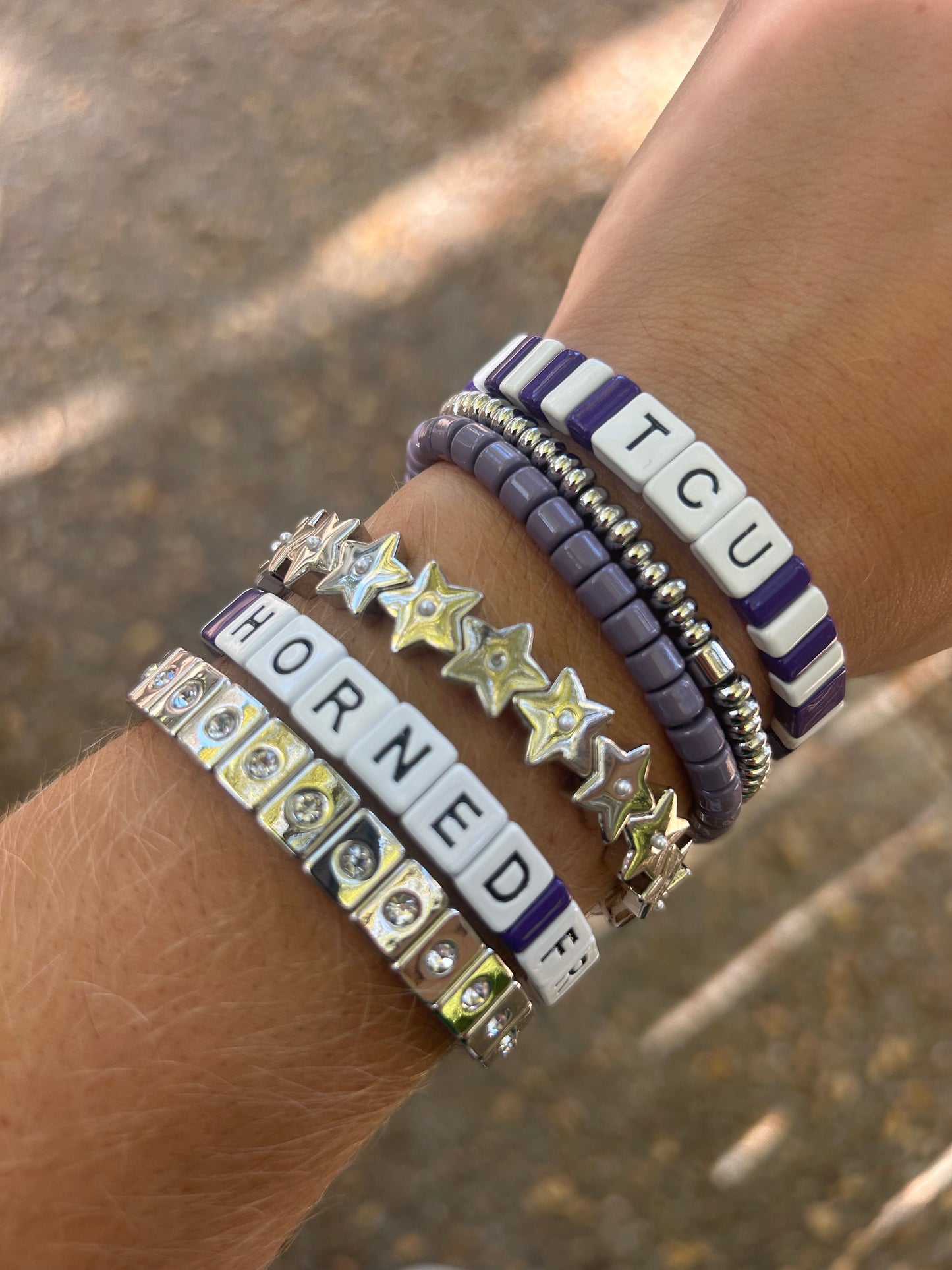 Texas Christian University TCU Horned Frogs Bracelets