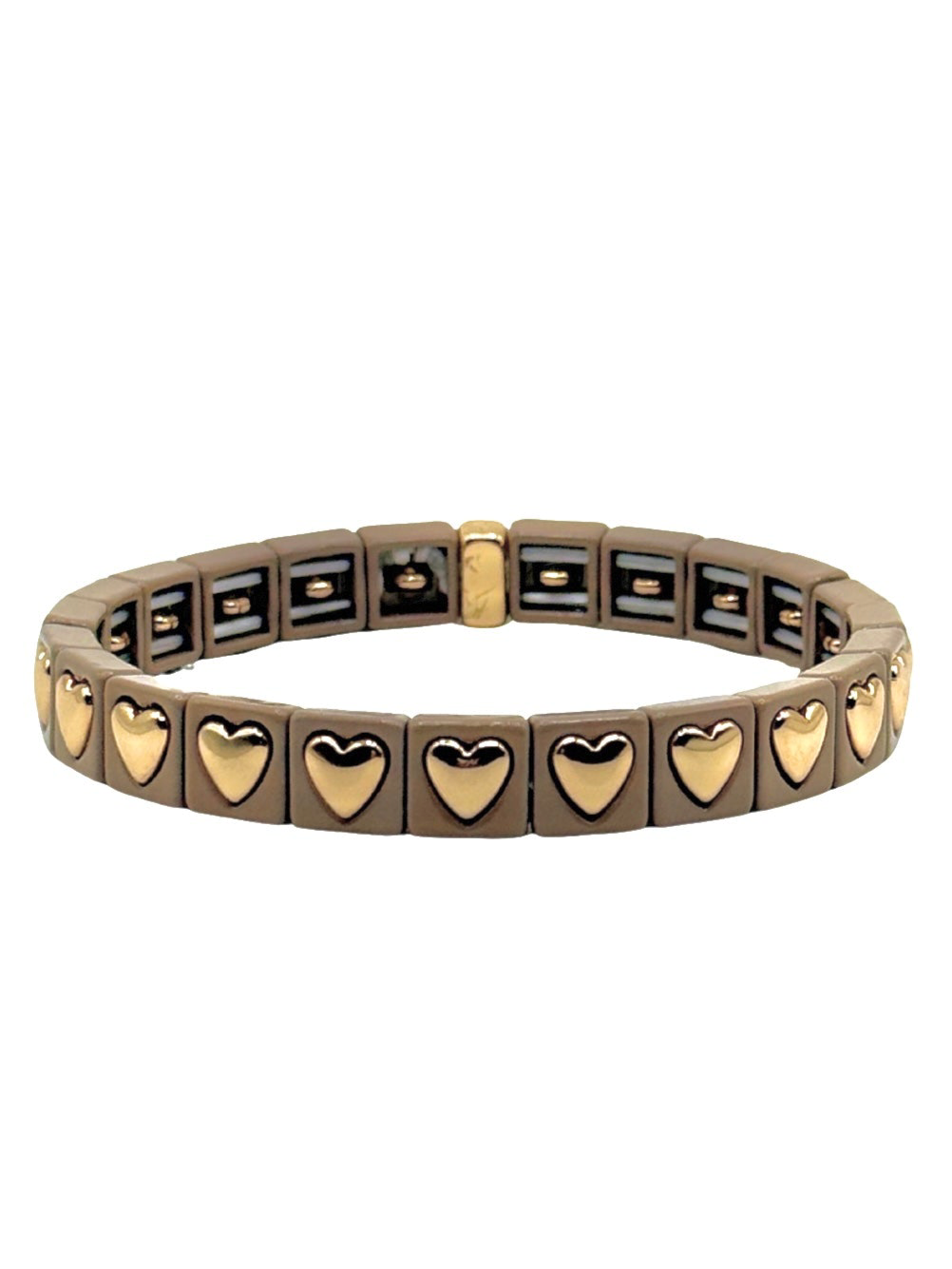The Colored Bubble Heart Bracelet