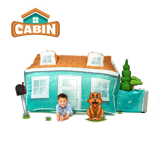 AirFort Cabin Inflatable Kids Play Fort