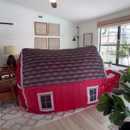 AirFort Farmers Barn Inflatable Kids Play Fort