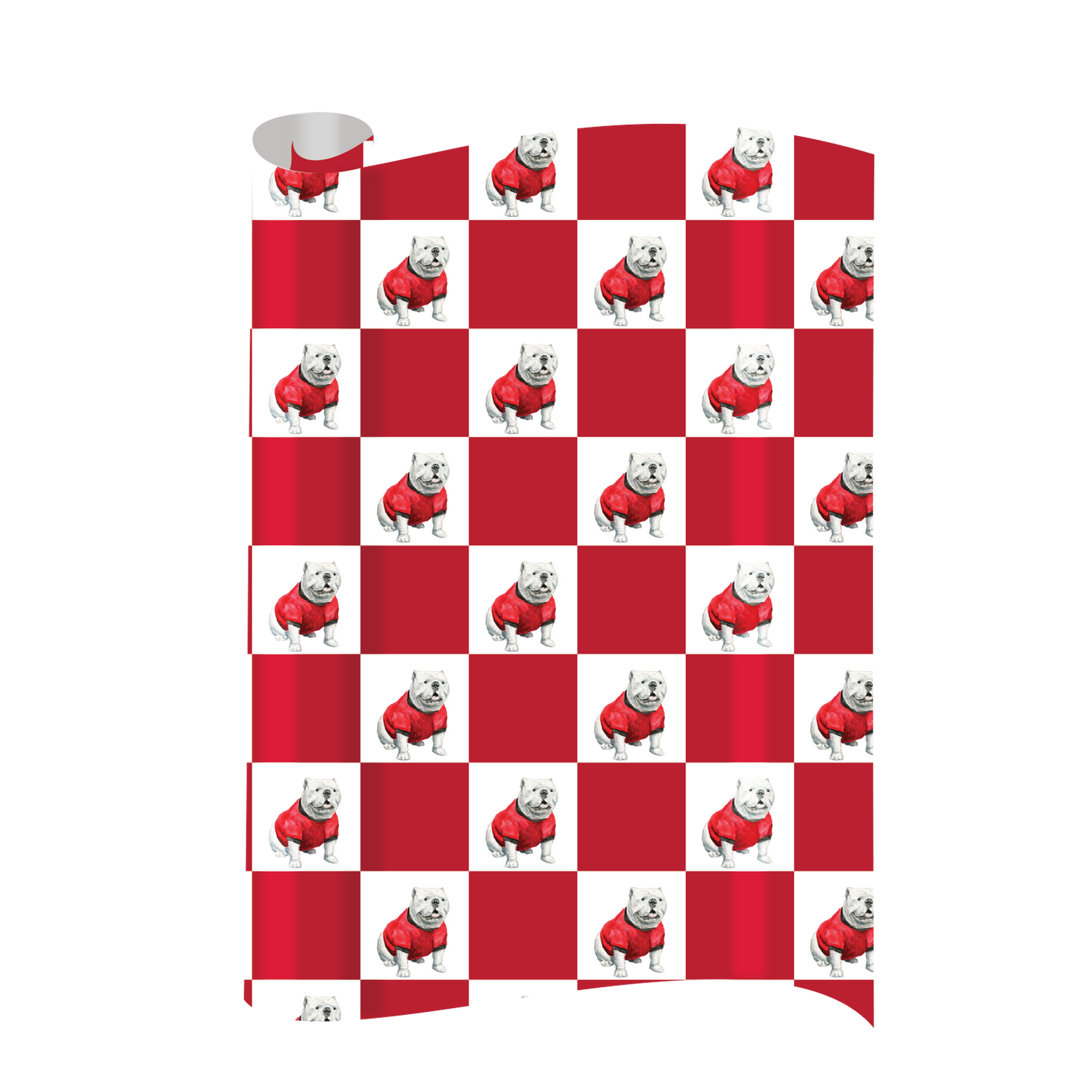 Bulldog Gift Wrap