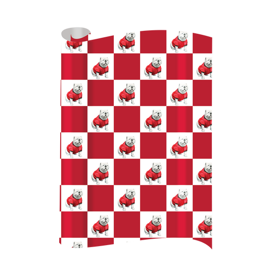 Bulldog Gift Wrap