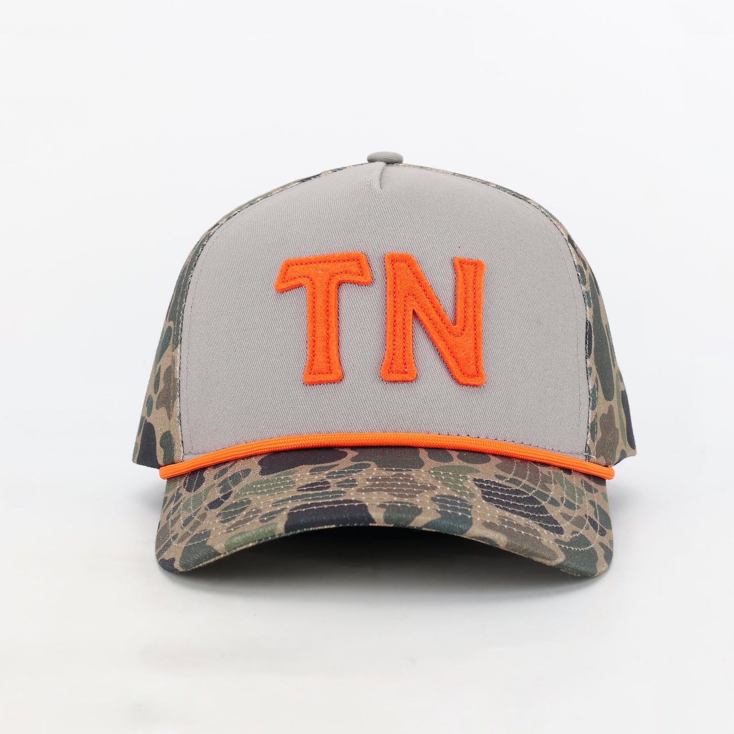 Tennessee "TN Hat" in TENN™ Camo & Smokey Gray