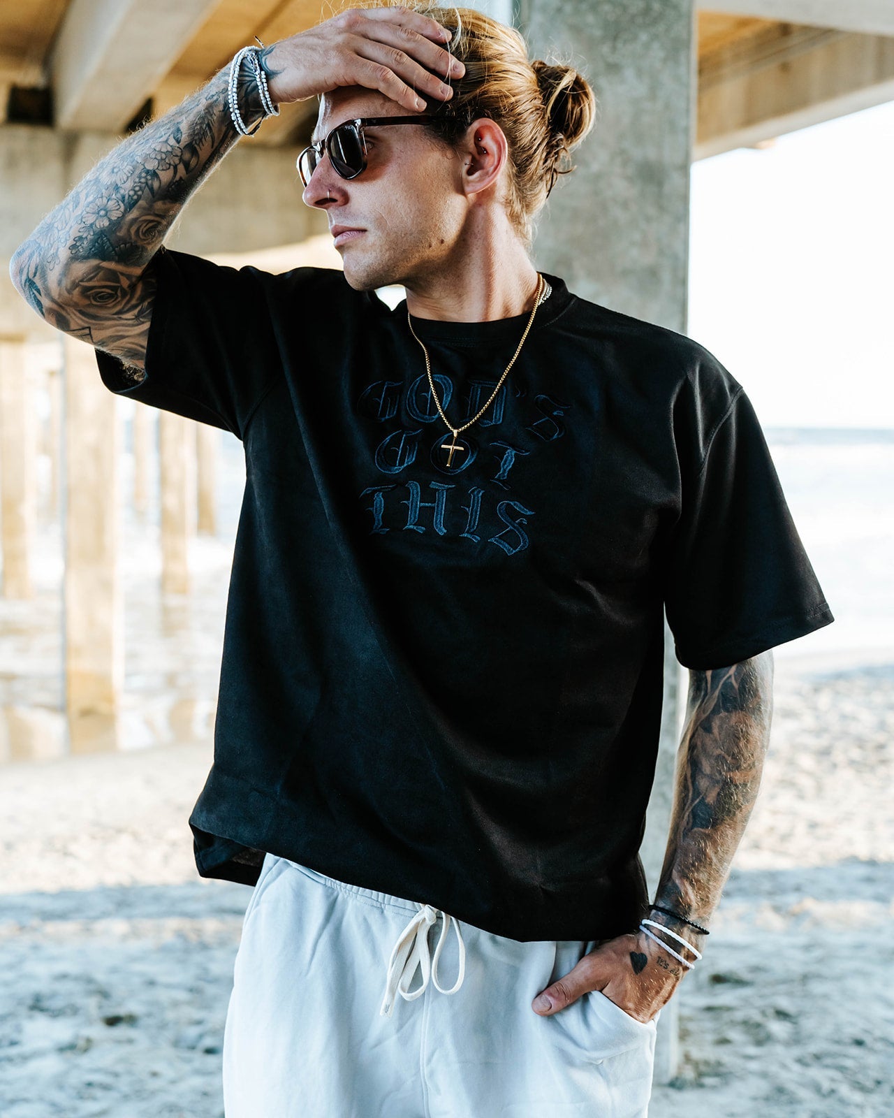 Gold Cross Necklace
