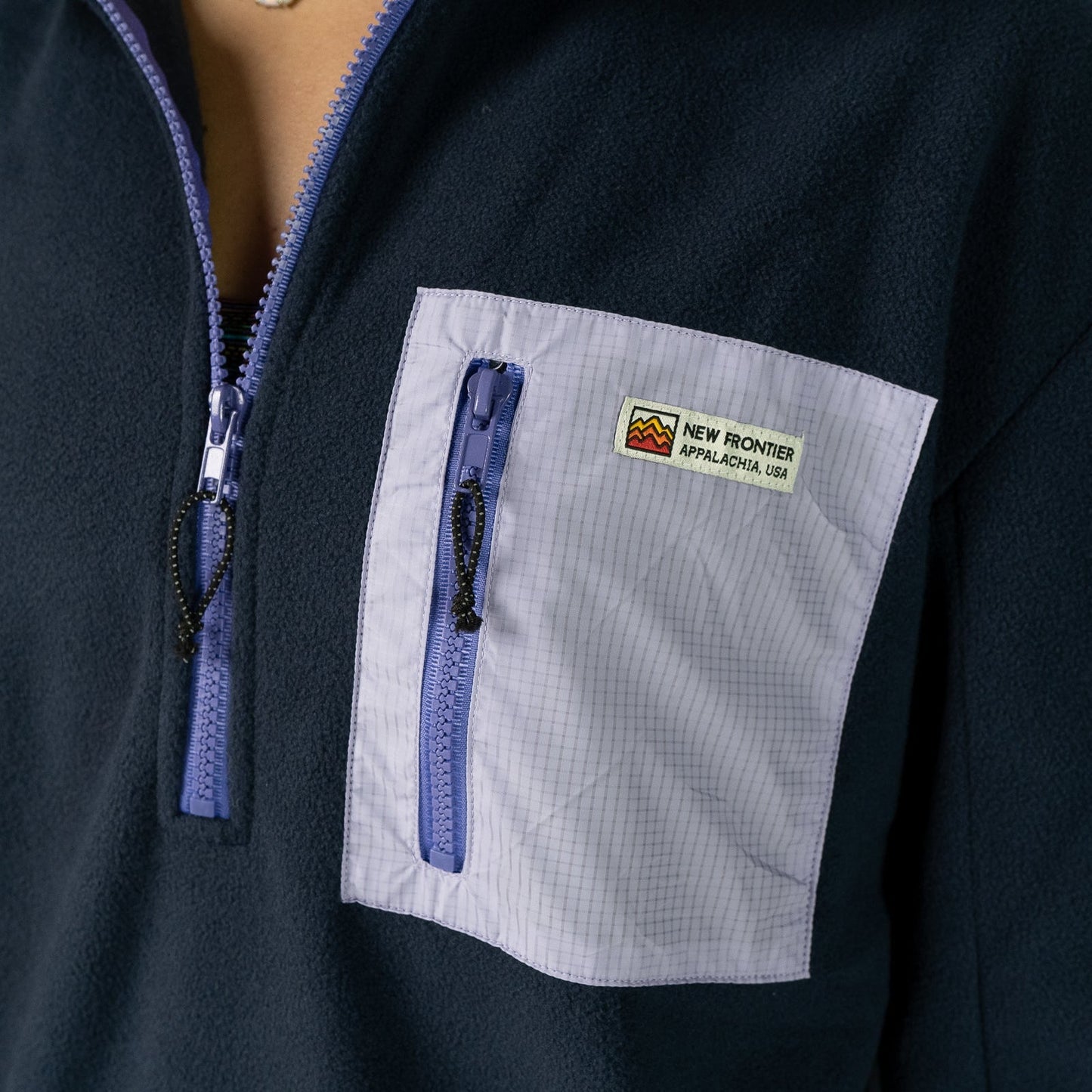 Women's Pullover - Deep Zip (Midnight)