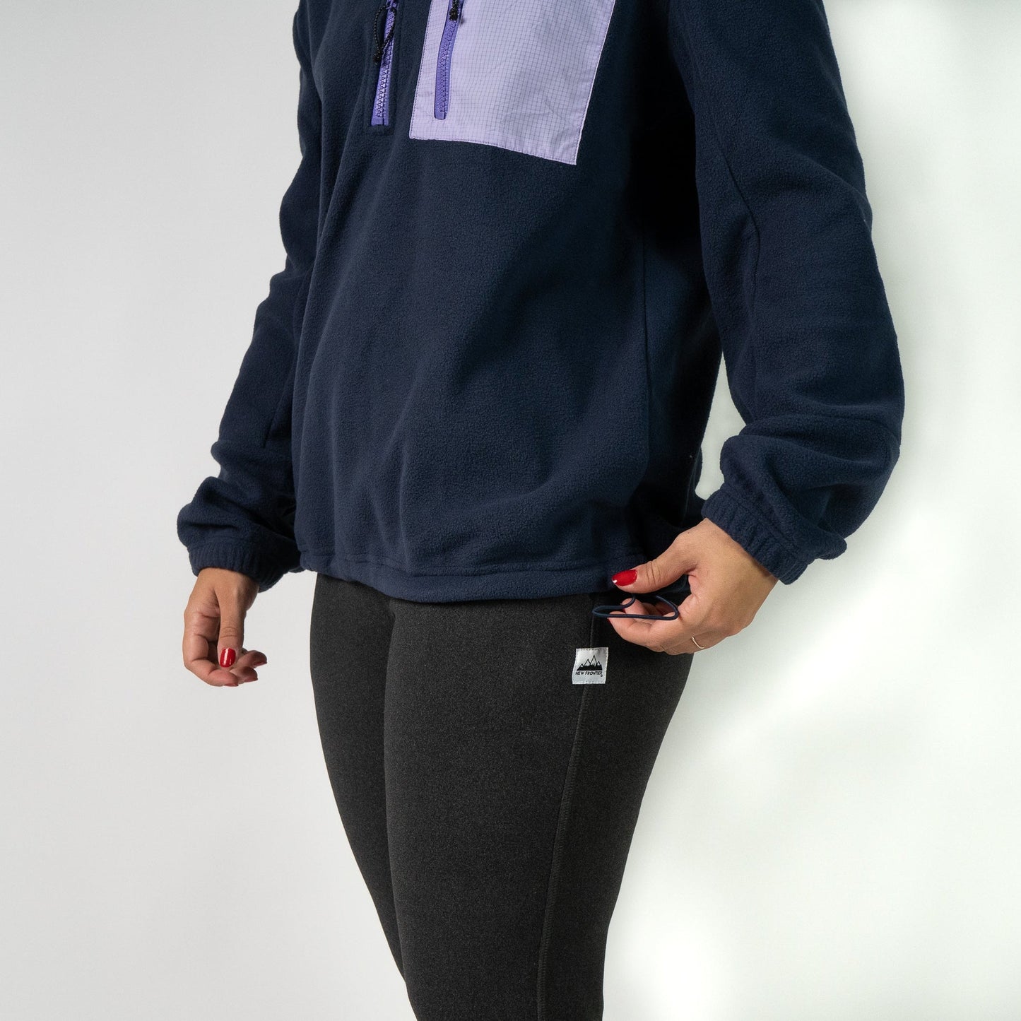 Women's Pullover - Deep Zip (Midnight)