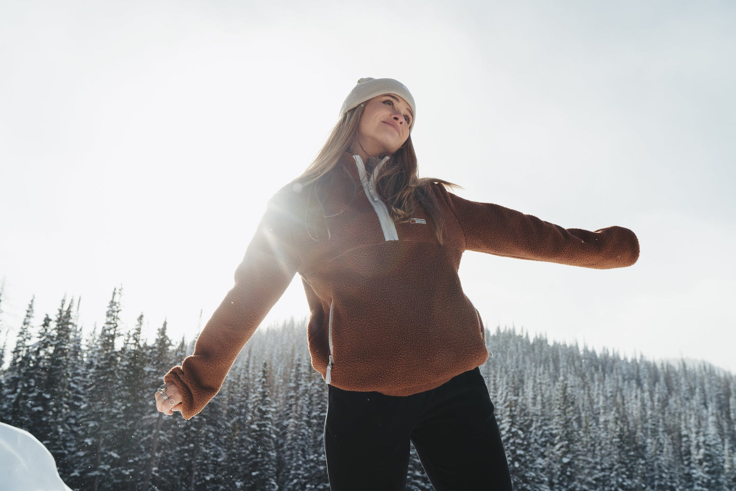 Women's Boulder Pullover (Chocolate)