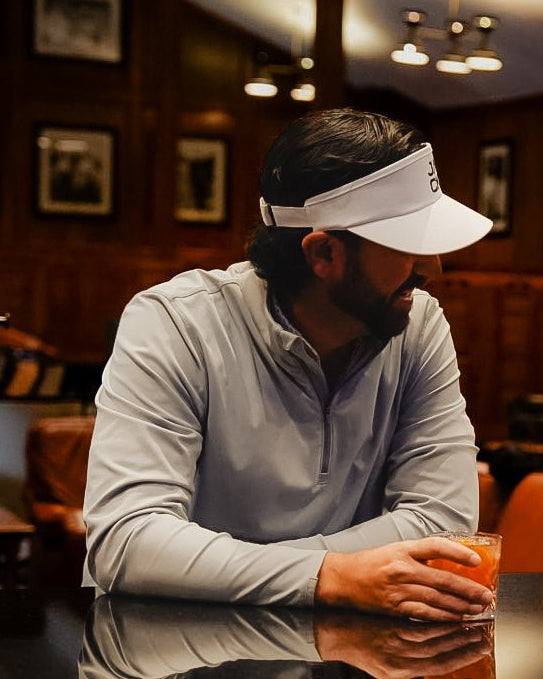 Smoke Gray Golf Quarter Zip