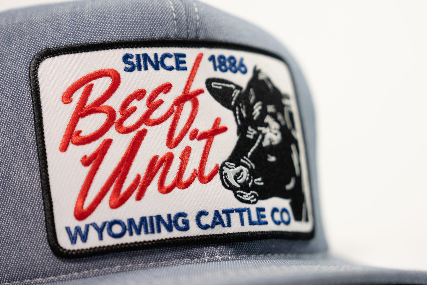 Wyoming Cattle Co Beef Unit Patch Hat